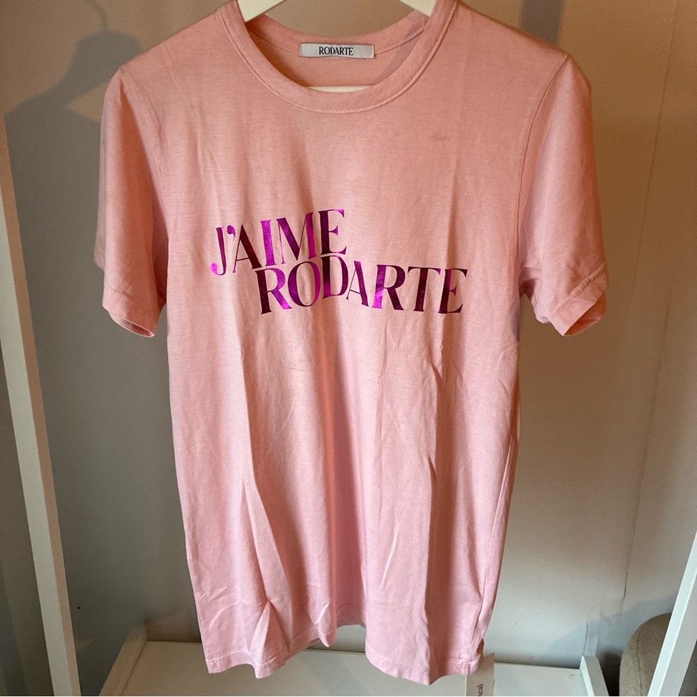 Rodarte Pink J’Aime Rodarte Tee Shirt